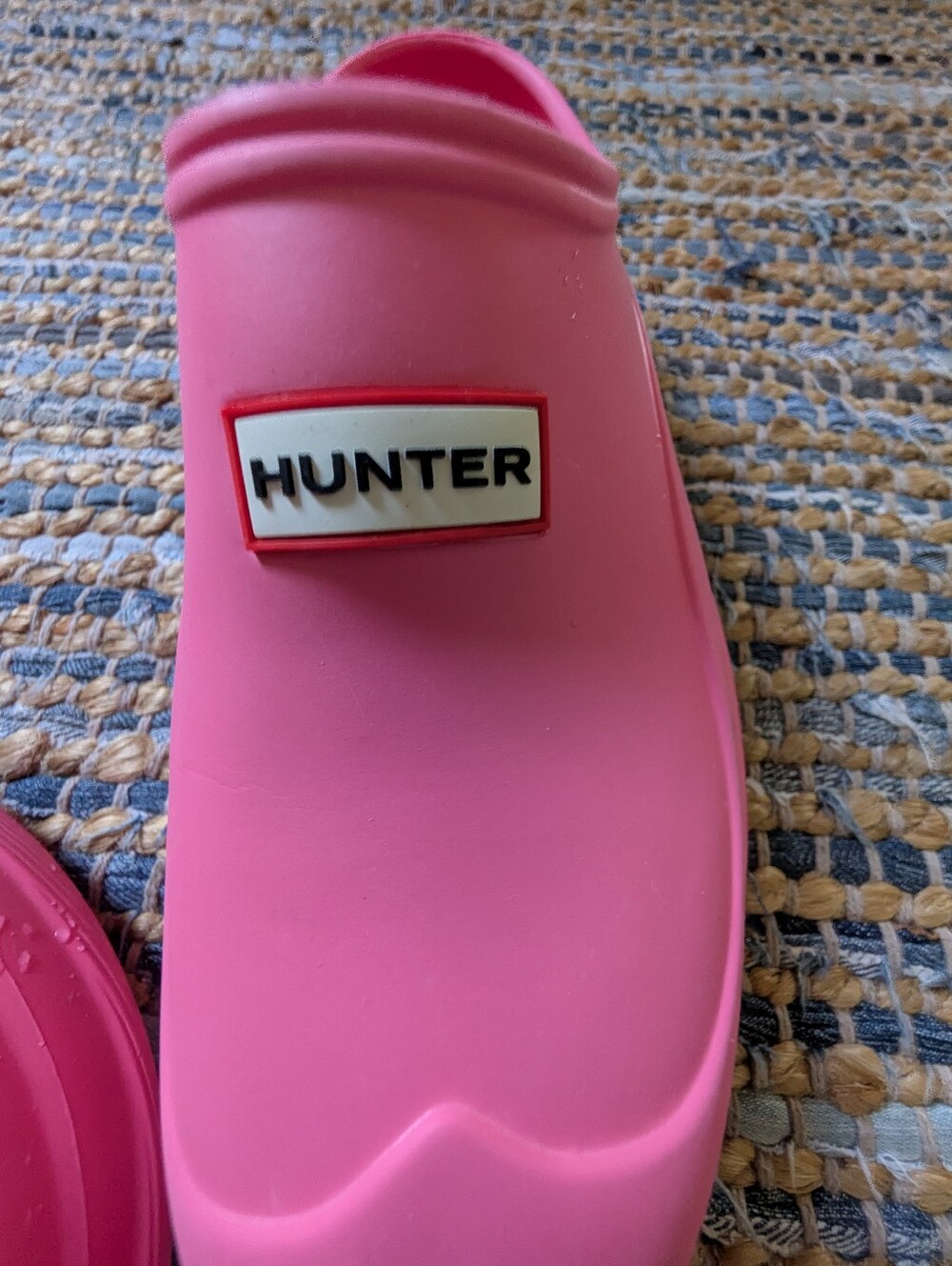 Hunter In Out Bloom Algae Foam Clogs 9 Pink Slip On Mules Barbiecore Maximilist - Picture 3 of 10